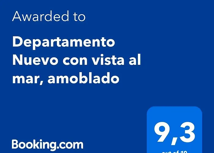 Departamento Nuevo Con Vista Al Mar, Amoblado